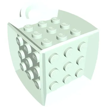 Die - 6 Sided with 3 x 3 Centre Studs, and Ring (DOTS)