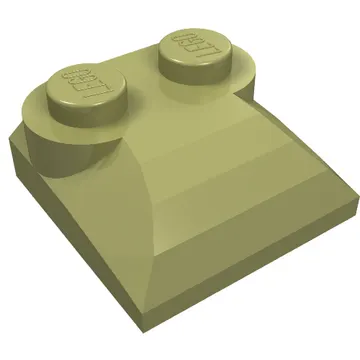 Brick Curved 2 x 2 x 2/3 Two Studs and Curved Slope End