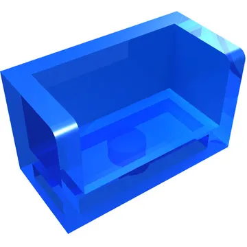 Panel 1 x 2 x 1 with Rounded Corners and 2 Sides