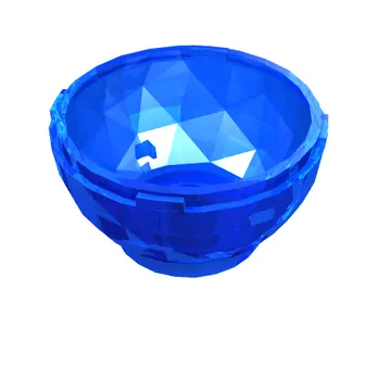 Pod, Round, Faceted 4 x 4 x 1 2/3 (Dragon Egg Bottom)