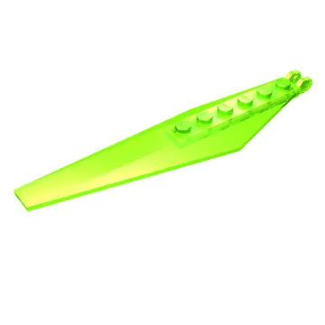 Hinge Plate 1 x 12 Locking with Angled Side Extensions and Tapered Ends, 7 Teeth