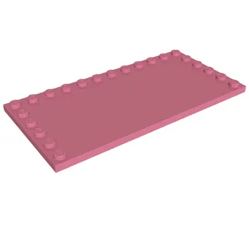 Plate Special 6 x 12 with Studs on 3 Edges
