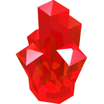 Rock 1 x 1 Crystal 5 Point