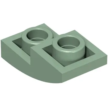 Brick Curved Inverted 2 x 1