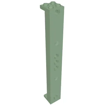 Support 2 x 2 x 13 with 5 Pin Holes