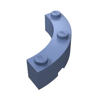 Brick Round Corner 4 x 4 Macaroni Wide with 3 Studs