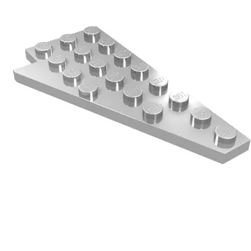 Wedge Plate 8 x 4 Wing Right with Stud Notch