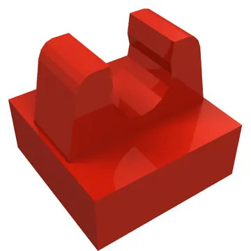 Tile Special 1 x 1 with Clip with Rounded Tips