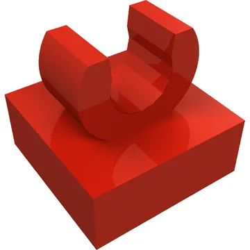 Tile Special 1 x 1 with Clip with Rounded Edges