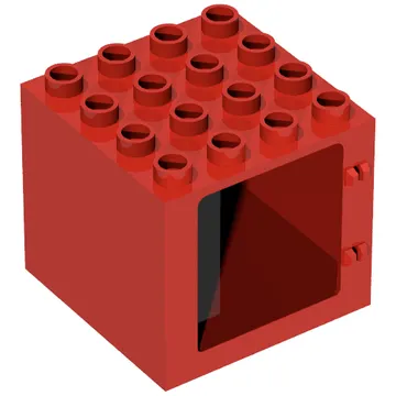 Duplo Door / Window Frame 4 x 4 x 3 with Thin Top