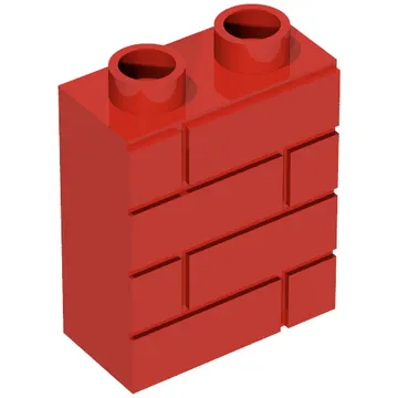 Duplo Brick 1 x 2 x 2 Brick Effect