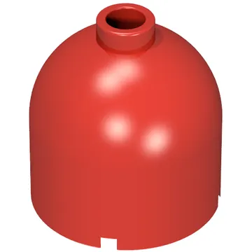 Brick Round 2 x 2 x 1 2/3 Dome Top, Blocked Open Stud