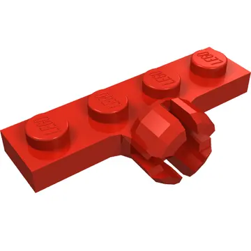 Plate Special 1 x 4 with Towball Socket, Short, 4 Slots