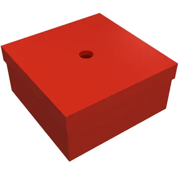 Box 3.5 x 3.5 x 1.3 with Hinged Lid