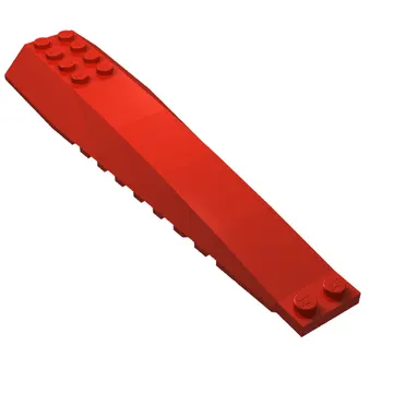 Brick Wedged, Curved 16 x 4 Triple with Inner Ridges