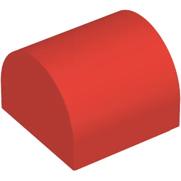 Brick Curved 1 x 1 x 2/3 Double Curved Top, No Studs