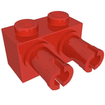 Brick Special 1 x 2 with 2 Pins, Square Pin Holes