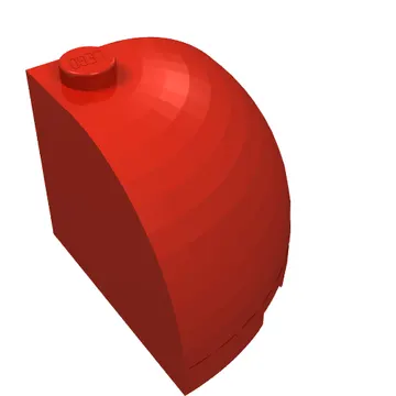 Brick Round Corner 3 x 3 x 2 Dome Top
