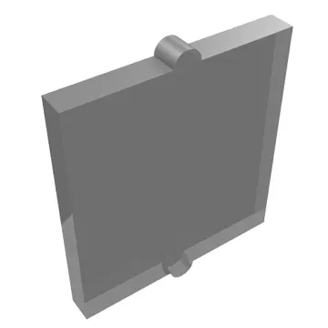 Glass for Window 1 x 2 x 2 Flat