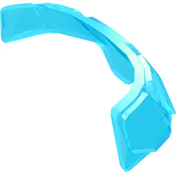 Glass for Aircraft Fuselage Curved Forward 6 x 10 Top with 5 Window Panes
