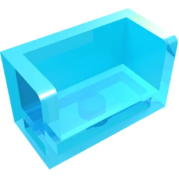 Panel 1 x 2 x 1 with Rounded Corners and 2 Sides