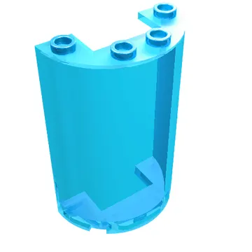 Cylinder Half 2 x 4 x 5 with 1 x 2 cutout