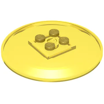 Dish 6 x 6 Inverted (Radar) with Solid Studs