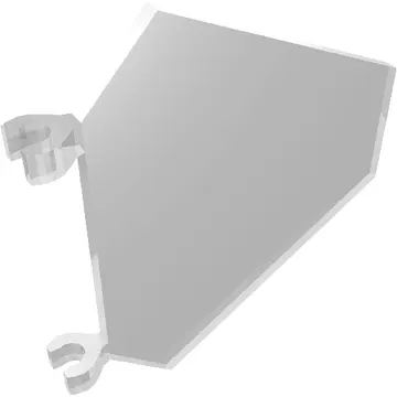 Flag 5 x 6 Hexagonal with U Clips