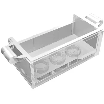 Treasure Chest Bottom with Rear Slots, with Groove