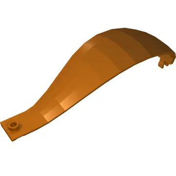 Panel 4 x 4 x 13 Curved Tapered with Clip at Each End