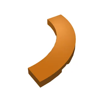 Tile 4 x 4 Curved, Macaroni