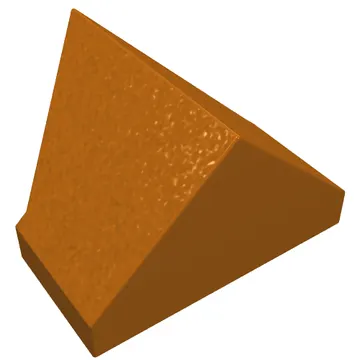 Brick Sloped 45° 2 x 1 Double / Inverted with Hollow Bottom