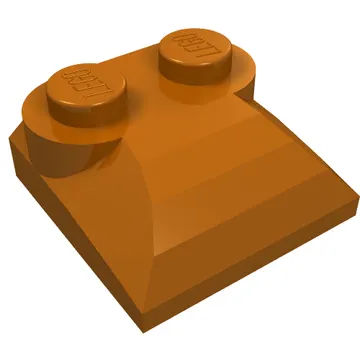 Brick Curved 2 x 2 x 2/3 Two Studs and Curved Slope End