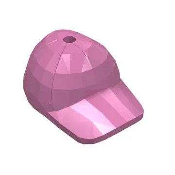 Hat / Cap Short Curved Bill with Seams and Hole on Top