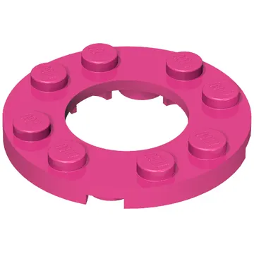 Plate Round 4 x 4 with 2 x 2 Round Opening