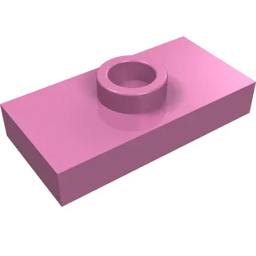 Plate Special 1 x 2 with 1 Stud with Groove and Inside Stud Holder (Jumper)