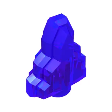 Rock 1 x 2 Crystal Stepped