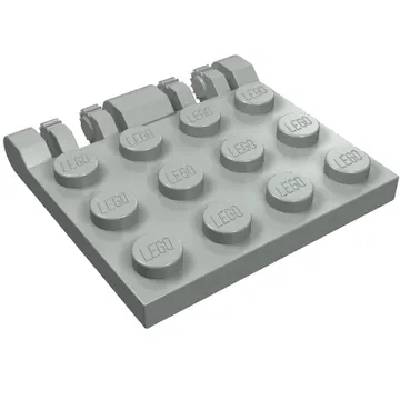 Hinge Plate 3 x 4 Locking Dual 2 Finger, 9 Teeth
