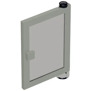 Door 1 x 4 x 5 Right with Trans-Brown Glass
