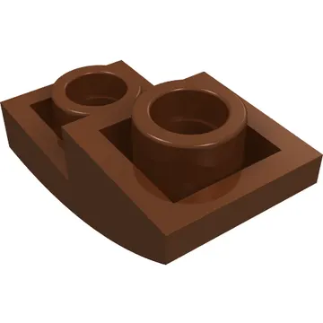 Brick Curved Inverted 2 x 1