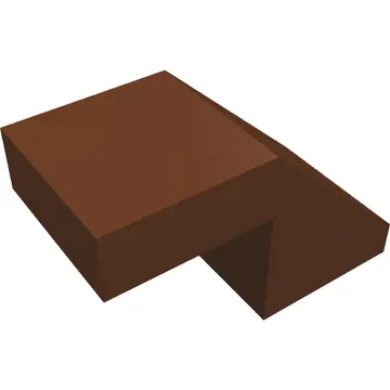 Brick Sloped 45° 2 x 1 with 2/3 Inverted Cutout and no stud