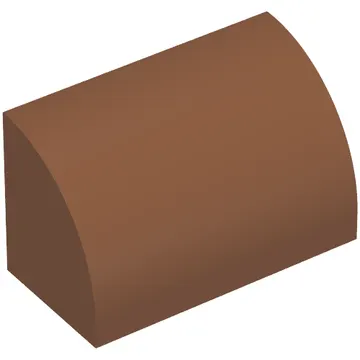 Brick Curved 1 x 2 x 1 No Studs