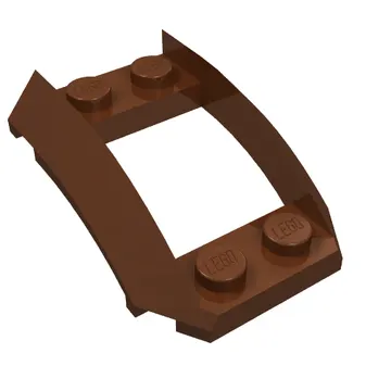 Wheel Arch, Curved Wedge 4 x 3 with 2 x 2 Opening and 4 Studs