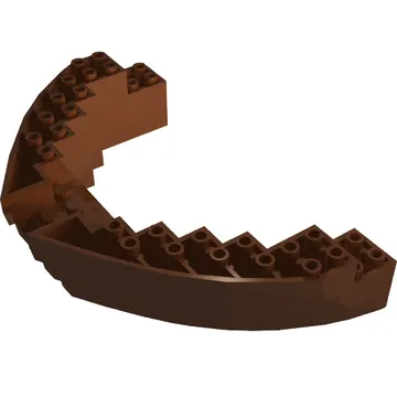 Boat Hull Section, Brick 16 x 10 x 3