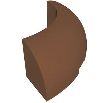 Brick Round Corner 3 x 3 x 1 No Studs