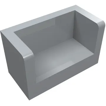 Panel 1 x 2 x 1 with Rounded Corners and 2 Sides