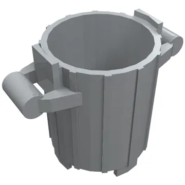 Trash Can with 2 Cover Holders