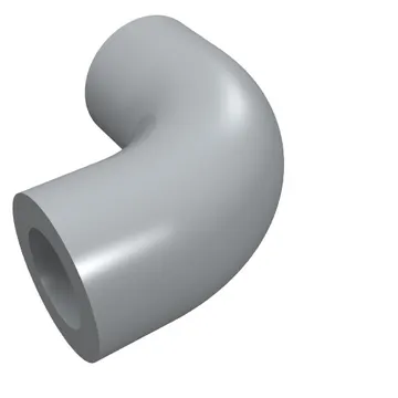 Brick Round 1 x 1 diameter Tube with 90 Degree Elbow (2 x 2 x 1) and Axle Holes (Crossholes) at each end
