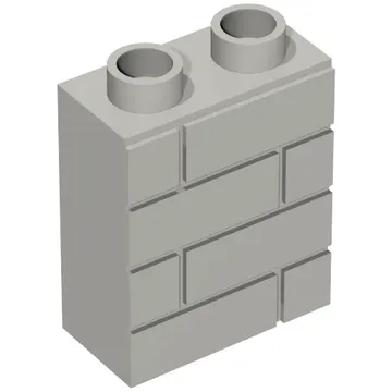 Duplo Brick 1 x 2 x 2 Brick Effect