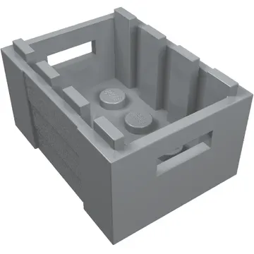 Box / Crate with Handholds 3 x 4 x 1 2/3